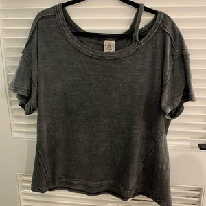Distressed Free People T Shirt